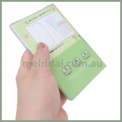 SANRIO | Keroppi B7 Stationery Multi-Case Passport Case Cover with Pocket 136 x 95 x 10cm