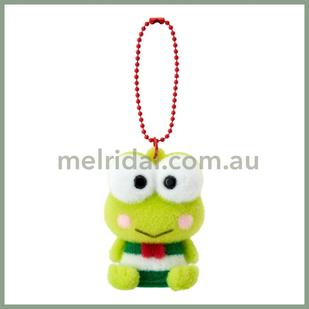 SANRIO | Keroppi Flocky Mascot Holder Keychain Bag Charm 50×45×70mm