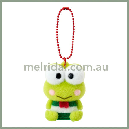 SANRIO | Keroppi Flocky Mascot Holder Keychain Bag Charm 50×45×70mm
