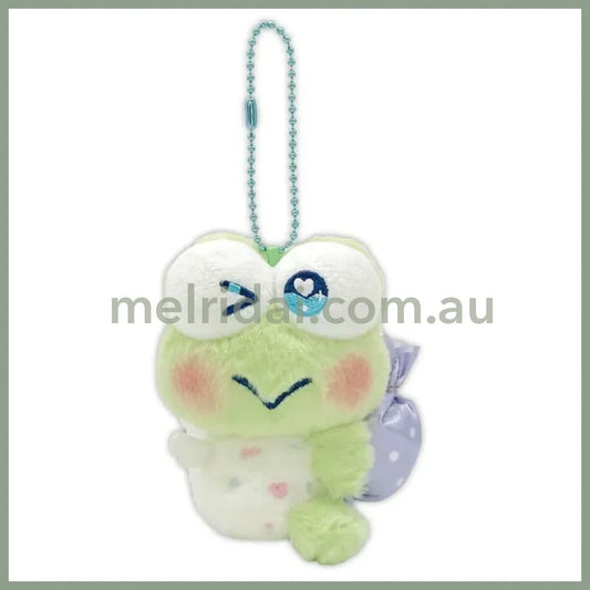 SANRIO | Keroppi Mascot Holder Bag Charm Plush Keychain 90×80×110mm (Dolly Mix Petit)