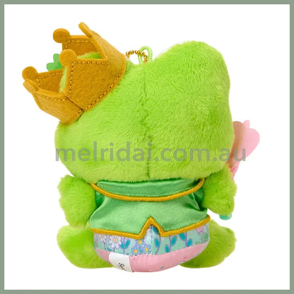 SANRIO | Keroppi Plush Keychain Mascot Holder Bag Charm W11 x H15 x D7.5 cm (Everyone Is The Star! Doki Doki Design)