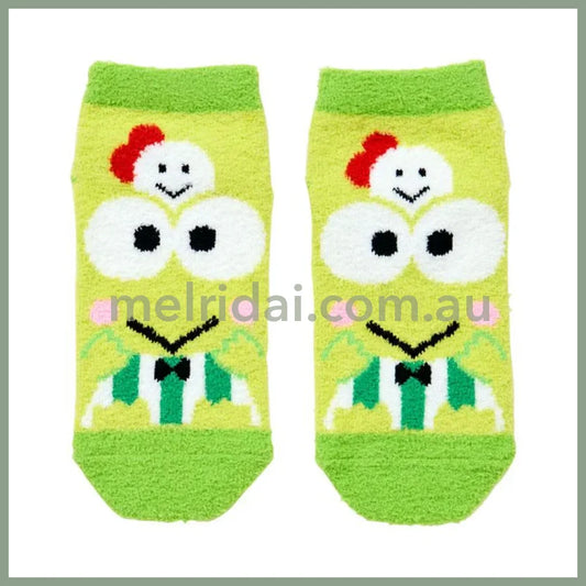 SANRIO | Keroppi Socks Mokomoko Fluffy 23-25cm