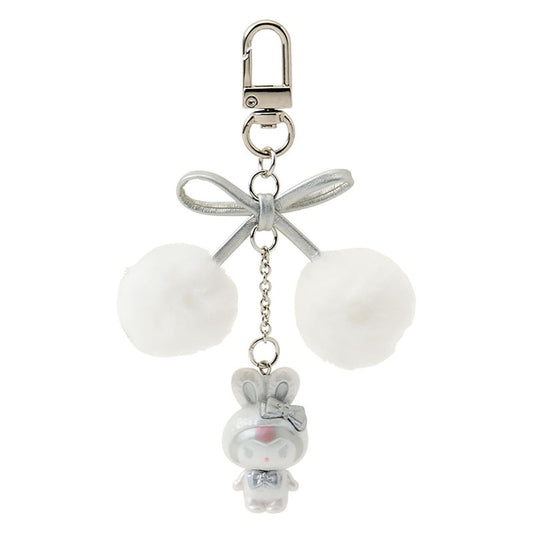 Sanrio | Kuromi Phone Charm Keychain 9.3×2.5×17Cm (Fluffy Snow Rabbit)