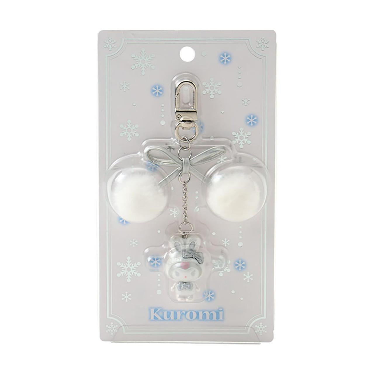 Sanrio | Kuromi Phone Charm Keychain 9.3×2.5×17Cm (Fluffy Snow Rabbit)