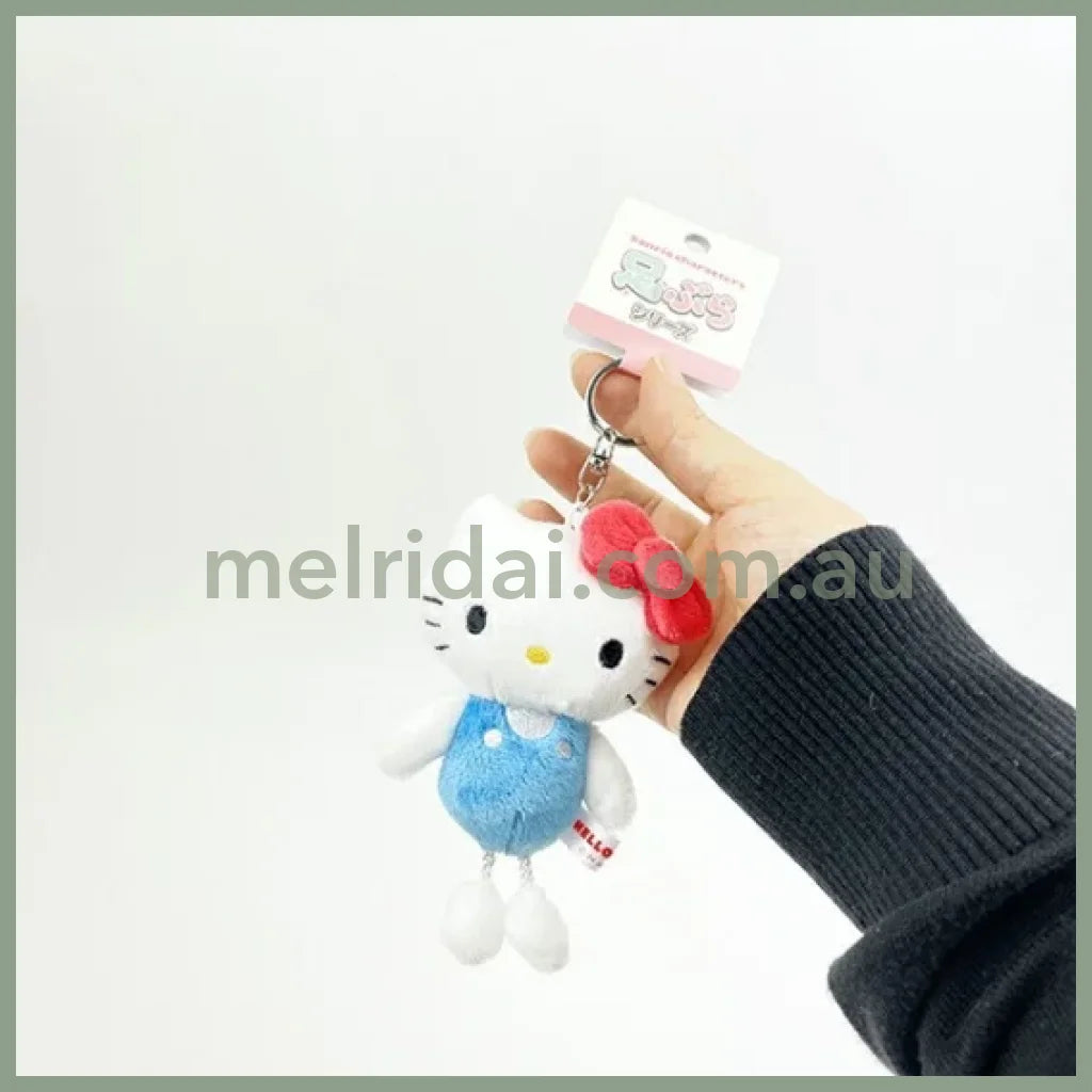 Sanrio | Keychain Mascot Holder Hello Kitty 12Cm×5.5Cm×4.8Cm (Hanging Legs Series)