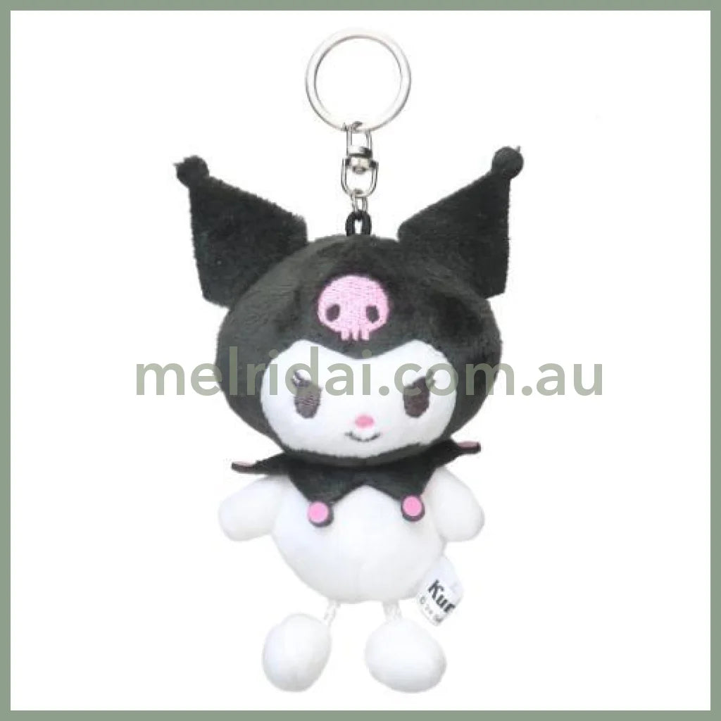 Sanrio | Keychain Mascot Holder Kuromi 12Cm×5.5Cm×4.8Cm (Hanging Legs Series)