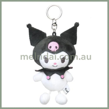 Sanrio | Keychain Mascot Holder Kuromi 12Cm×5.5Cm×4.8Cm (Hanging Legs Series)