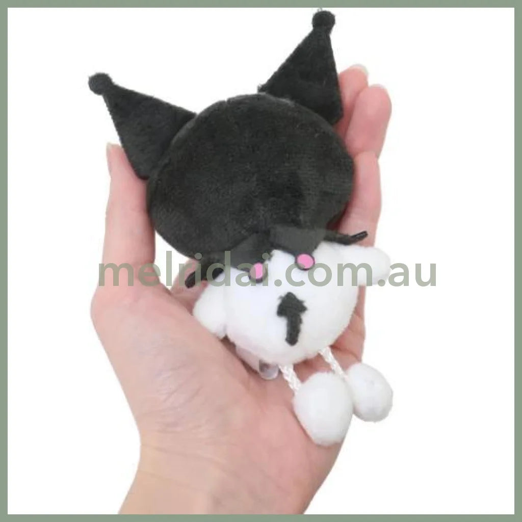 Sanrio | Keychain Mascot Holder Kuromi 12Cm×5.5Cm×4.8Cm (Hanging Legs Series)