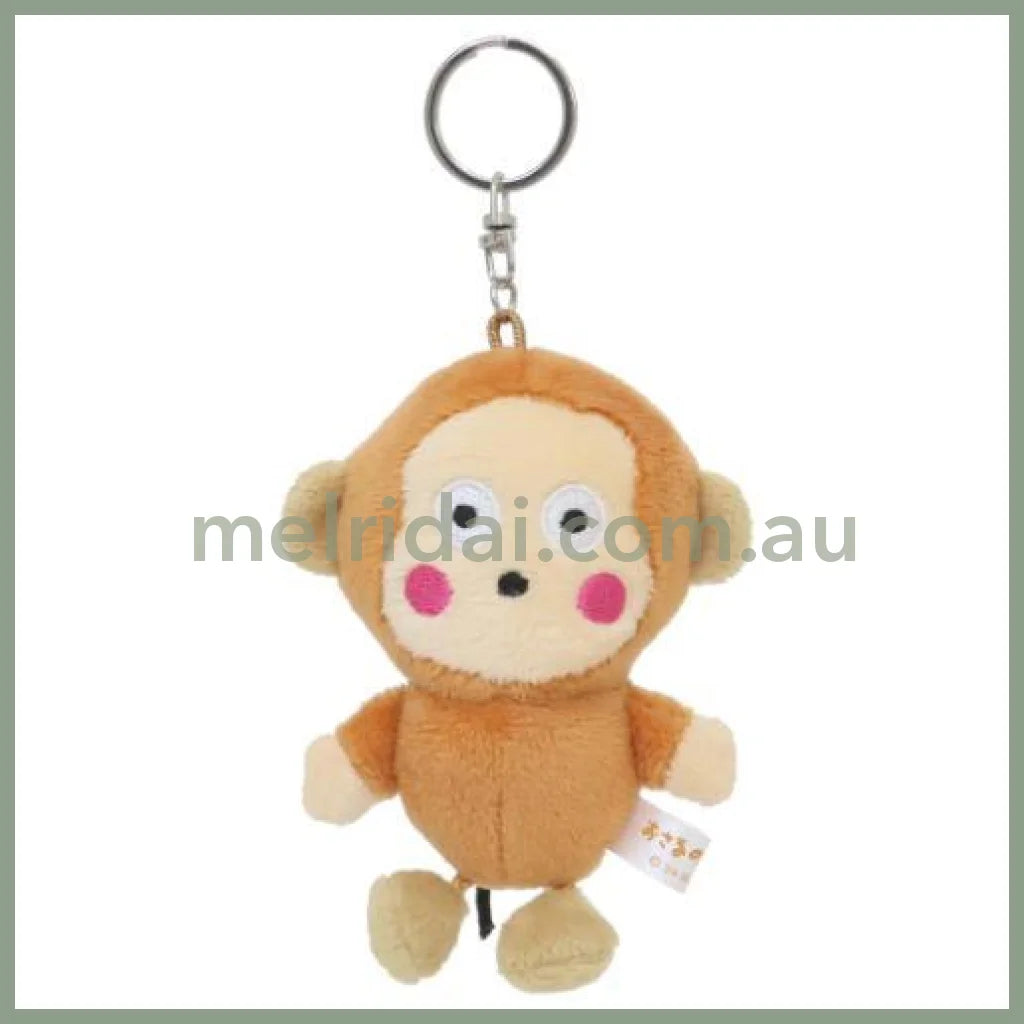 Sanrio | Keychain Mascot Holder Monkey Monkichi 12Cm×5.5Cm×4.8Cm (Hanging Legs Series)