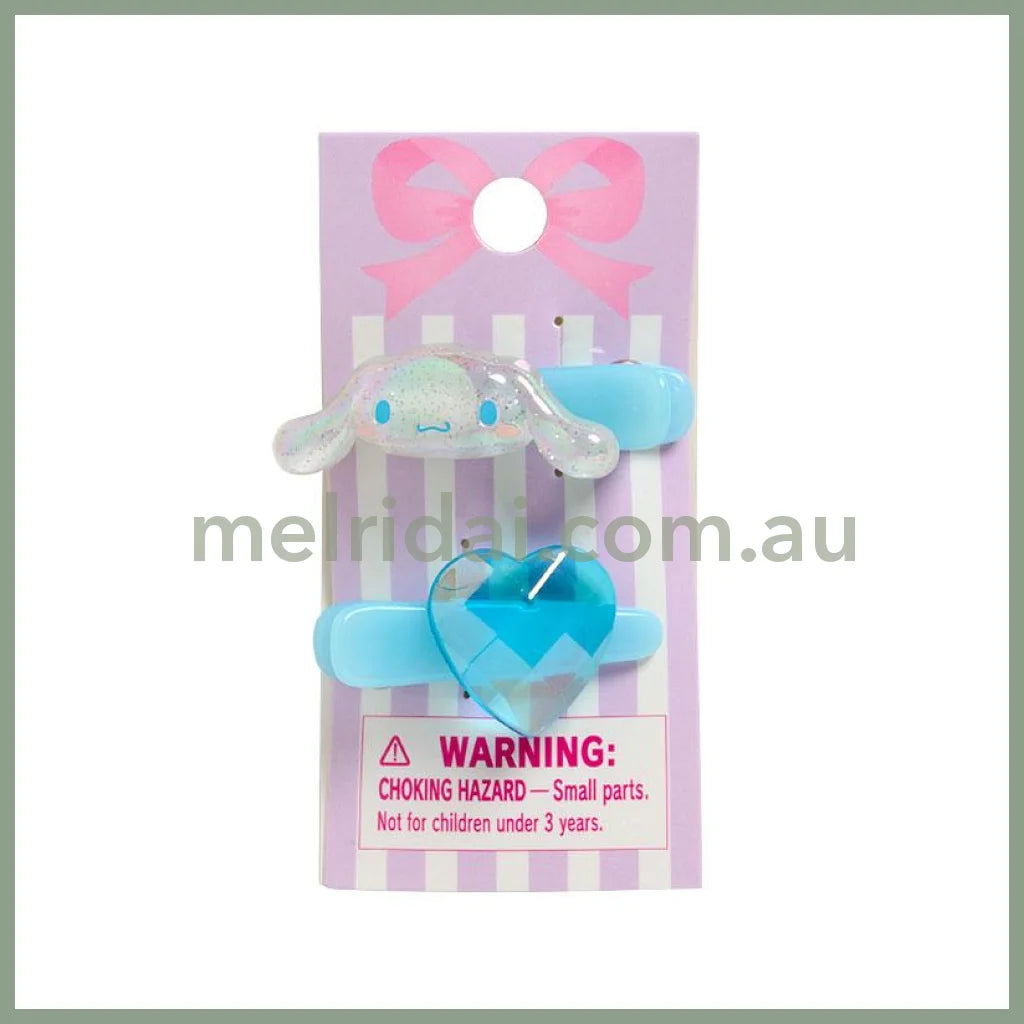 SANRIO | Kids Mini Hair Clip set 4.5 x 6.9 x 8.5cm (Cinnamoroll)