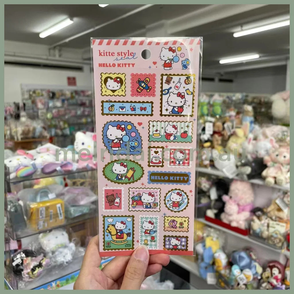 SANRIO | Kitte Style Hello Kitty Sticker H200×W95×D1mm (Red)