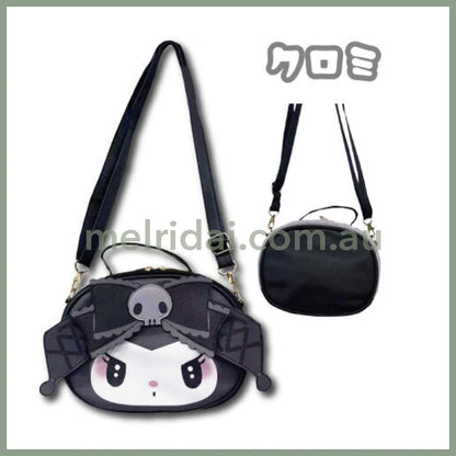 SANRIO | Kuromi 2-Way Handbag Shoulder Bag 220 x 165 x 80mm (Meroclo)