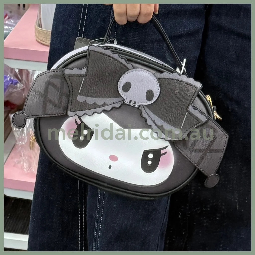 SANRIO | Kuromi 2-Way Handbag Shoulder Bag 220 x 165 x 80mm (Meroclo)