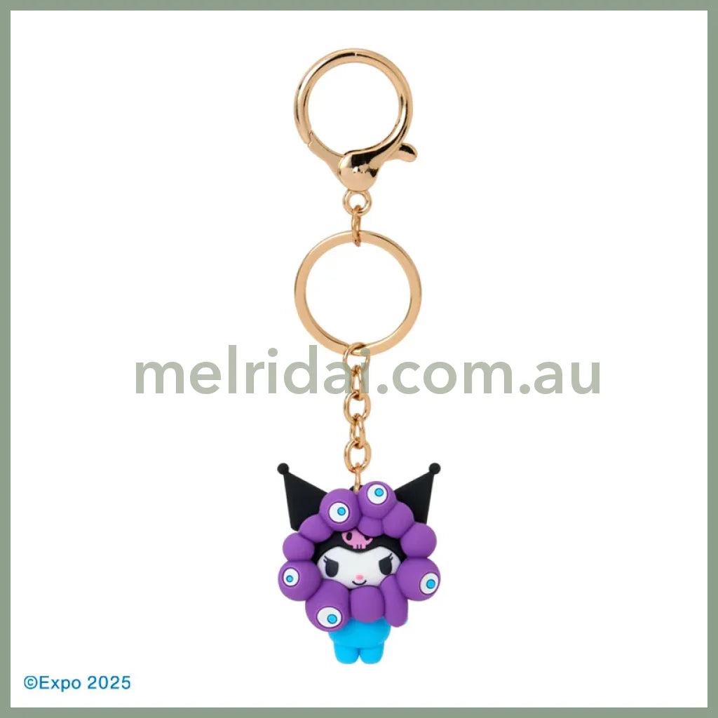 SANRIO | Kuromi 3D Mascot Color Keychain 40×25×45 mm (EXPO2025 Myaku-Myaku)