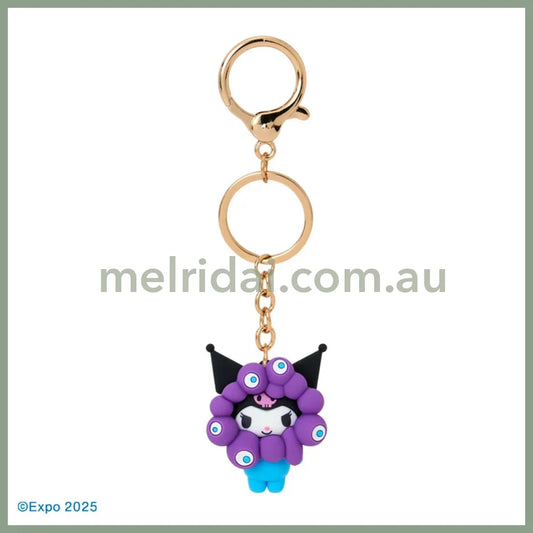SANRIO | Kuromi 3D Mascot Color Keychain 40×25×45 mm (EXPO2025 Myaku-Myaku)
