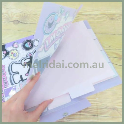 SANRIO | Kuromi A4 Pocket File with Top and Side Access 225 x 315 mm