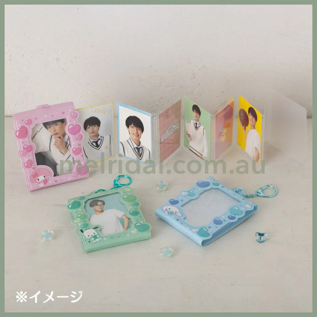 SANRIO | Kuromi Accordion Card Holder Keychain 10×1.3×10.8cm (Enjoy Idol - 8 pockets can store up to 16 cards)