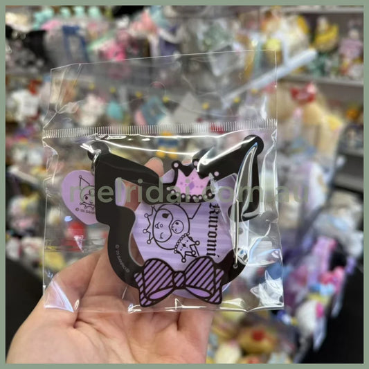 SANRIO | Kuromi Acrylic Carabiner H76×W76×D7mm (My Melody 50th Anniversary & Kuromi 20th Anniversary/Black Pink Party)