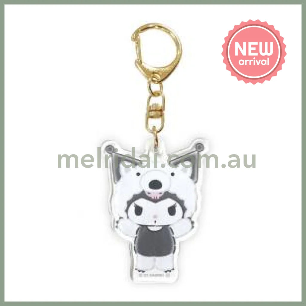 SANRIO | Kuromi Acrylic Keychain 54×41×3mm
