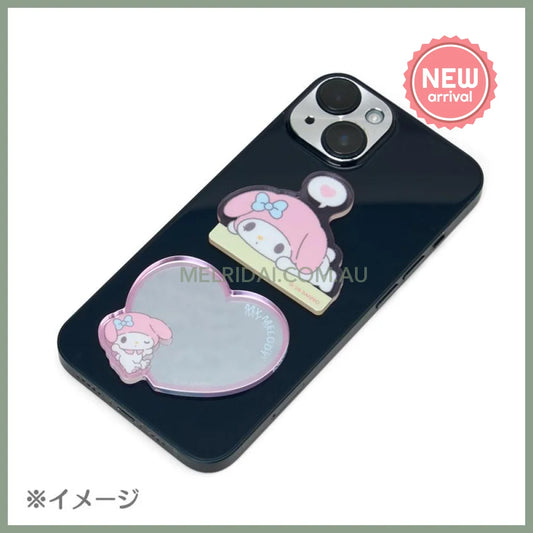 SANRIO | Kuromi Acrylic Sticker & Sticky Mirror Set 53×3×45mm