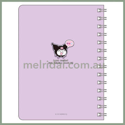 SANRIO | Kuromi B6 Ring Notebook 182×136×8mm