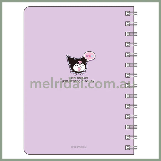 SANRIO | Kuromi B6 Ring Notebook 182×136×8mm