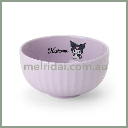 SANRIO | Kuromi Ceramic Bowl Pink 14.1×13×7.1cm (New Life)