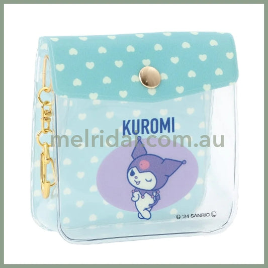 SANRIO | Kuromi Clear Pouch Mini 8.5×3×8.5cm (Vintage)