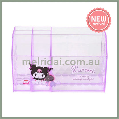 SANRIO | Kuromi Cosmetic Desk Organizer 170×93×100mm (Relaxing)