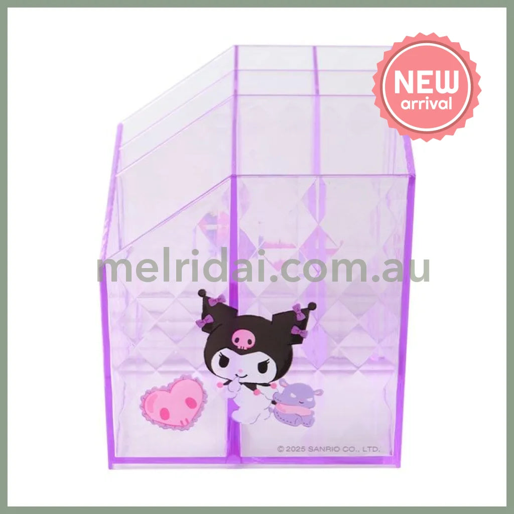 SANRIO | Kuromi Cosmetic Desk Organizer 170×93×100mm (Relaxing)