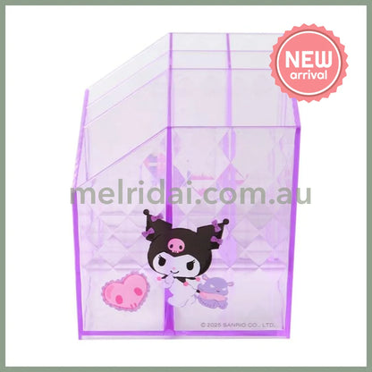 SANRIO | Kuromi Cosmetic Desk Organizer 170×93×100mm (Relaxing)