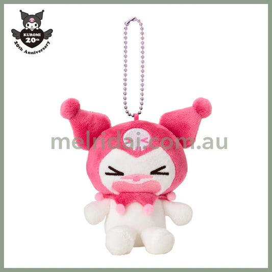 SANRIO | Kuromi Crying Mascot Holder Plush Keychain Bag Charm 12cm (20th Collection)