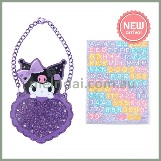 Sanrio | Kuromi Custom Name Board Charm 17 x 10 x 15mm (Academy Kirameki Festival / School Festival)