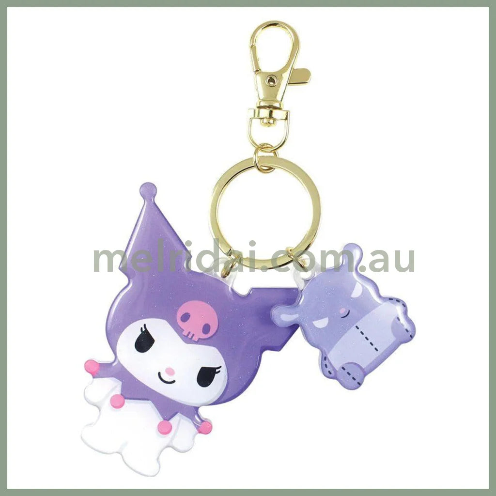 SANRIO | Kuromi Die-Cut Twin Key Holder Keychian 13x79x87mm