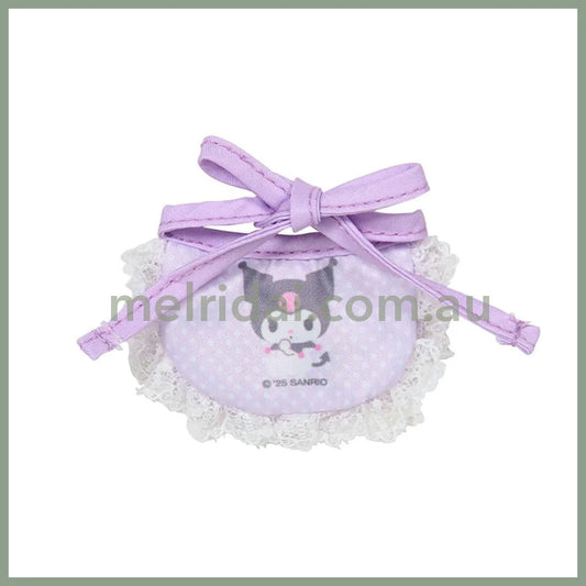 SANRIO | Kuromi Double Sided Dress-up Clothes - S/M 14.2 x 11.5 x 1cm (Pitatto Friends Bib)
