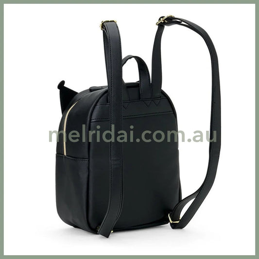 SANRIO | Kuromi Face-Shaped Backpack PU Leather 260 x 220 x 125mm