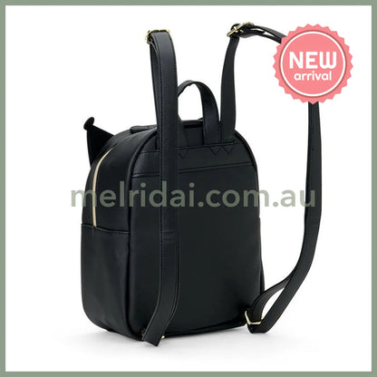 SANRIO | Kuromi Face-Shaped Backpack PU Leather 260 x 220 x 125mm