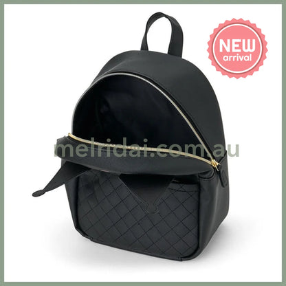 SANRIO | Kuromi Face-Shaped Backpack PU Leather 260 x 220 x 125mm