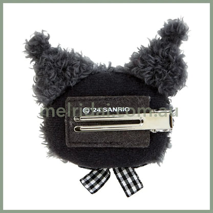 SANRIO | Kuromi Face-shaped Hair Clip Hair Accessory 7.5×2.5×5cm