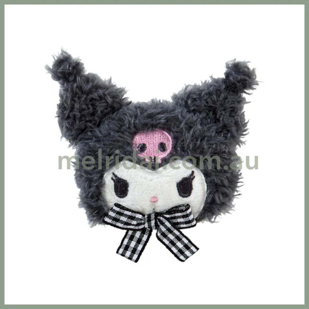 SANRIO | Kuromi Face-shaped Hair Clip Hair Accessory 7.5×2.5×5cm