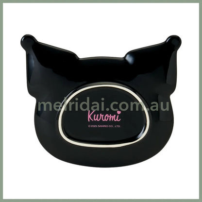 SANRIO | Kuromi Face Shaped Plate Microwave Dishwasher And Dryer Safe 150x127x15mm