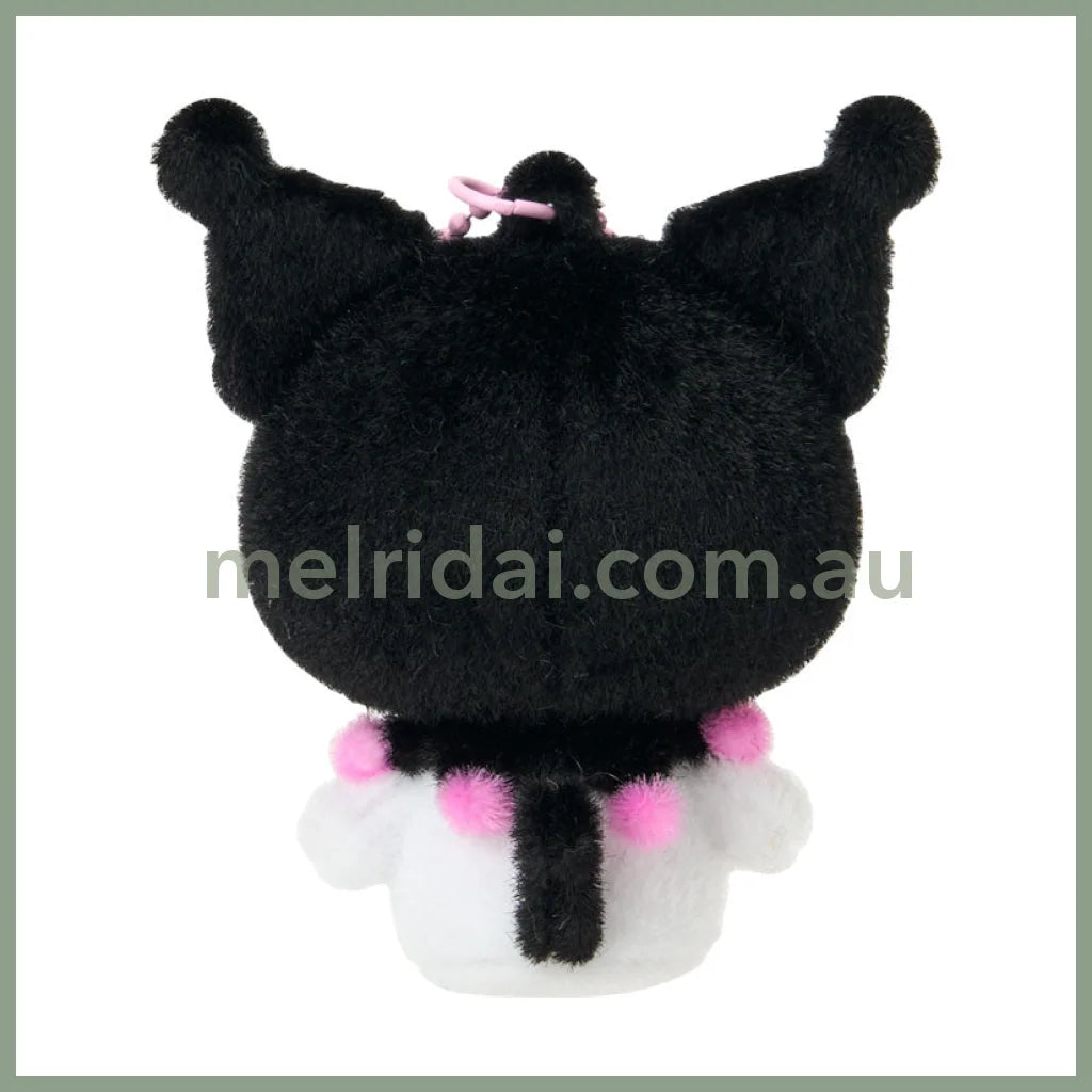SANRIO | Kuromi Flocky Mascot Holder Keychain Bag Charm 50×45×70mm