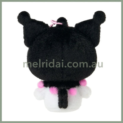 SANRIO | Kuromi Flocky Mascot Holder Keychain Bag Charm 50×45×70mm