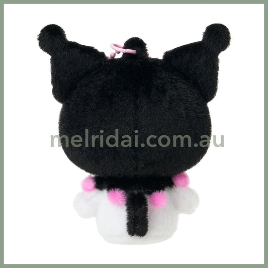 SANRIO | Kuromi Flocky Mascot Holder Keychain Bag Charm 50×45×70mm