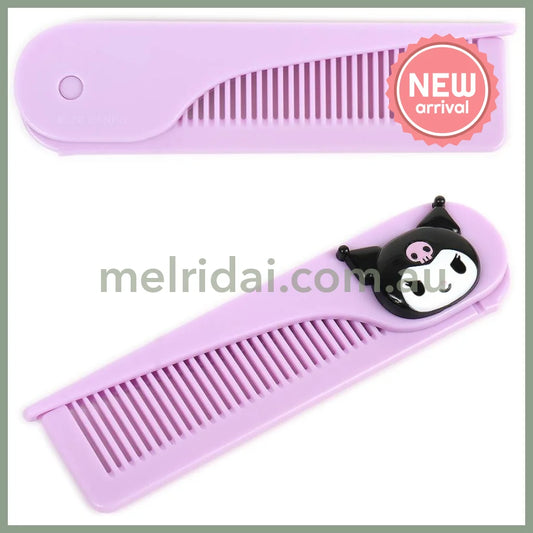 SANRIO | Kuromi Folding Comb 105×15×28mm