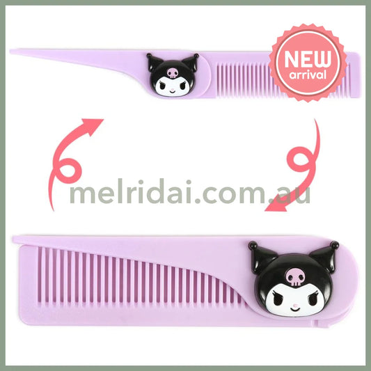 SANRIO | Kuromi Folding Comb 105×15×28mm