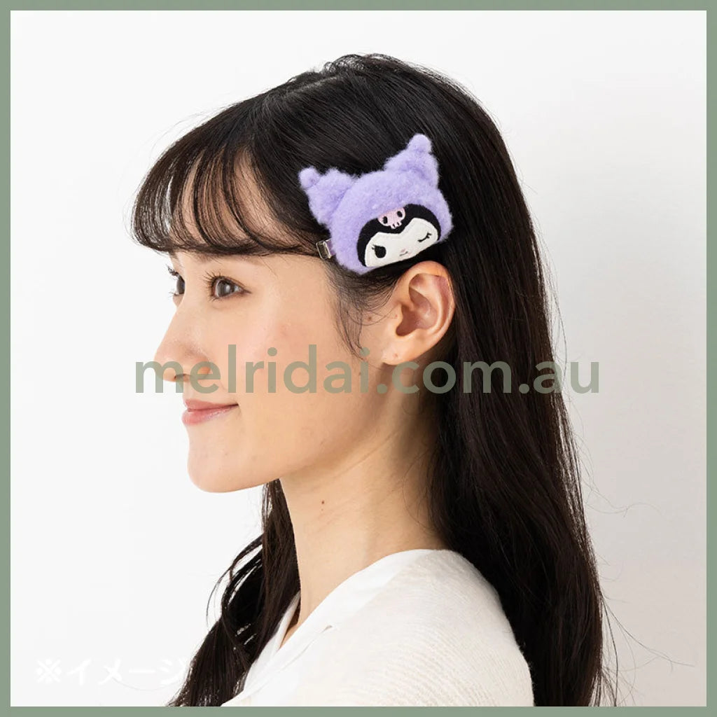 SANRIO | Kuromi Hair Clip Set Each 70×25×55mm Approx. (My Deco Bag)
