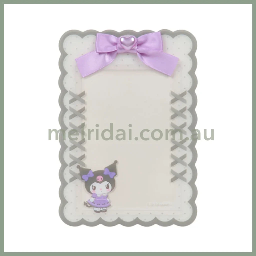 SANRIO | Kuromi Hard Card Case 9×1×13cm (Enjoy Idol Ribbon)
