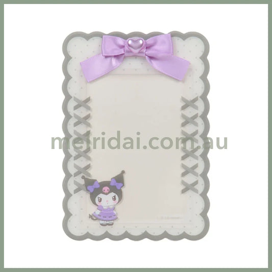 SANRIO | Kuromi Hard Card Case 9×1×13cm (Enjoy Idol Ribbon)