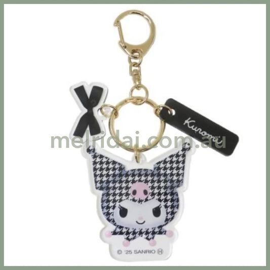 SANRIO | Kuromi Key Ring Keychain W52 x H116 x D3mm (Monotone)